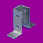 552592 SWX Channel connector corner 3-Way - 8 holes